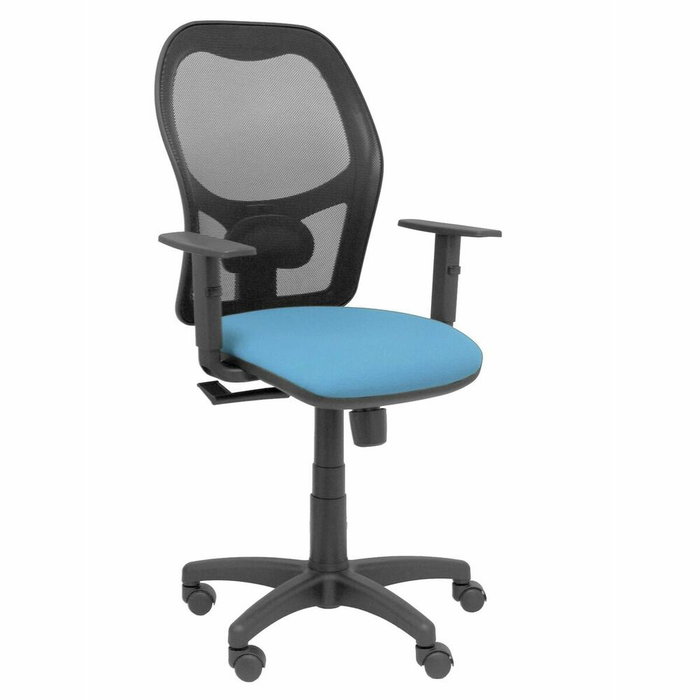 PIQUERAS Y CRESPO Silla Alocén, Mecanismo Sincro, Azul cielo y Negro