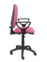 PIQUERAS Y CRESPO Silla de oficina Aýna Rosa con Brazos Fijos