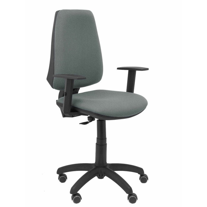 PIQUERAS Y CRESPO Silla Elche CP Bali Gris con Brazos Regulables y Ruedas de Parqué PIQUERAS Y CRESPO Silla Elche CP Bali Gris con Brazos Regulables y Ruedas de Parqué