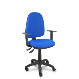 PIQUERAS Y CRESPO Silla de oficina Aýna con mecanismo Asincro, Azul