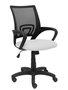PIQUERAS Y CRESPO Silla Vianos con mecanismo Basculante, Asiento Blanco y Respaldo Negro