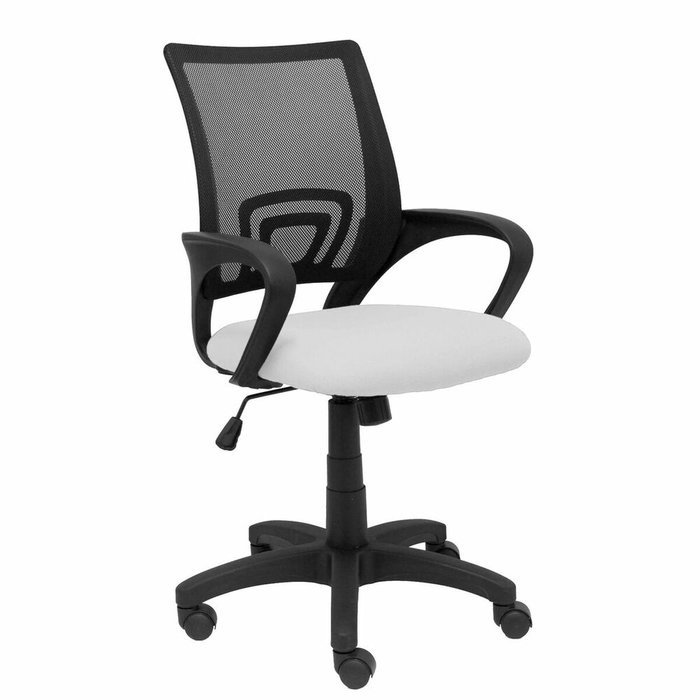 PIQUERAS Y CRESPO Silla Vianos con mecanismo Basculante, Asiento Blanco y Respaldo Negro PIQUERAS Y CRESPO Silla Vianos con mecanismo Basculante, Asiento Blanco y Respaldo Negro