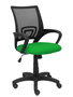 PIQUERAS Y CRESPO Silla de oficina Vianos, Mecanismo Basculante, Verde y Negro