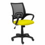 PIQUERAS Y CRESPO Silla Vianos con mecanismo Basculante, Asiento Amarillo y Respaldo Negro
