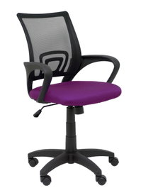 PIQUERAS Y CRESPO Silla Vianos con mecanismo basculante, asiento morado y respaldo negro