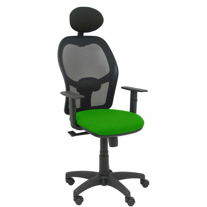 PIQUERAS Y CRESPO Silla Alocén con Mecanismo Sincro, Asiento Verde y Malla Negra PIQUERAS Y CRESPO Silla Alocén con Mecanismo Sincro, Asiento Verde y Malla Negra