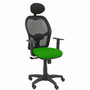 PIQUERAS Y CRESPO Silla Alocén con Mecanismo Sincro, Asiento Verde y Malla Negra