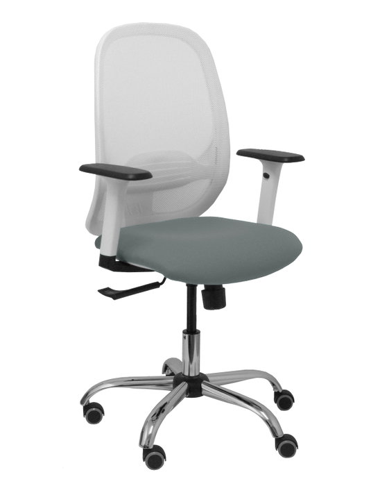 PIQUERAS Y CRESPO Silla de oficina Cilanco, Mecanismo Sincro, Gris y Blanco PIQUERAS Y CRESPO Silla de oficina Cilanco, Mecanismo Sincro, Gris y Blanco