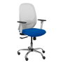 PIQUERAS Y CRESPO Silla Cilanco con Mecanismo Sincro, Malla Blanca y Asiento Azul