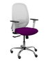 PIQUERAS Y CRESPO Silla de oficina Cilanco, Mecanismo Sincro, Morado y Blanco