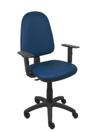 PIQUERAS Y CRESPO Silla Aýna Azul Marino con Brazos 1D Regulables