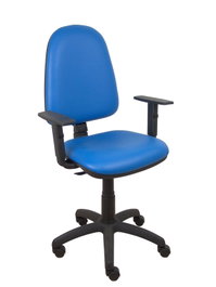 PIQUERAS Y CRESPO Silla Aýna Azul con Brazos 1D Regulables