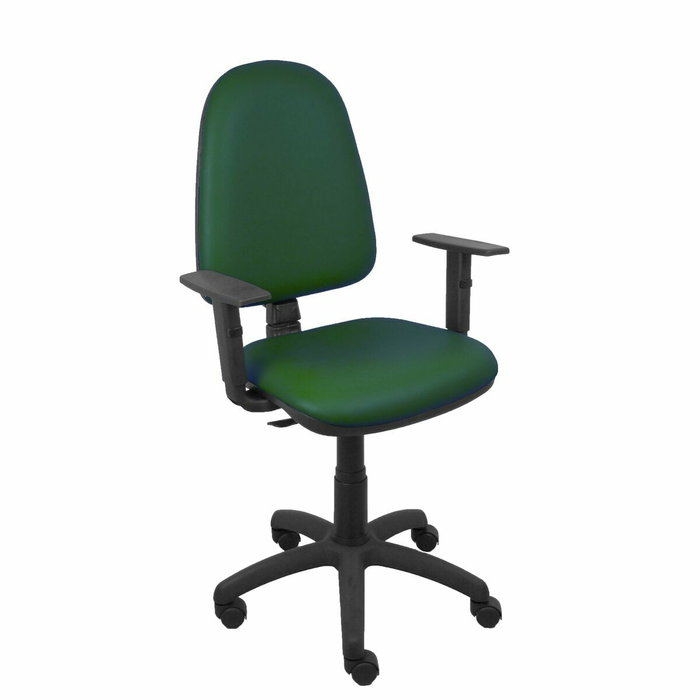 PIQUERAS Y CRESPO Silla de oficina Aýna Verde botella con brazos 1D PIQUERAS Y CRESPO Silla de oficina Aýna Verde botella con brazos 1D
