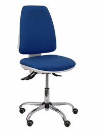 PIQUERAS Y CRESPO Silla Elche con mecanismo asincro y tapizado Bali azul marino