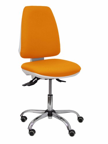 PIQUERAS Y CRESPO Silla de oficina Elche Naranja con mecanismo asincro PIQUERAS Y CRESPO Silla de oficina Elche Naranja con mecanismo asincro
