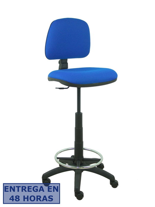 PIQUERAS Y CRESPO Taburete Isso Azul con Respaldo Regulable