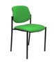 NOWY STYL Silla Styl tapizada en tela color verde sin brazos