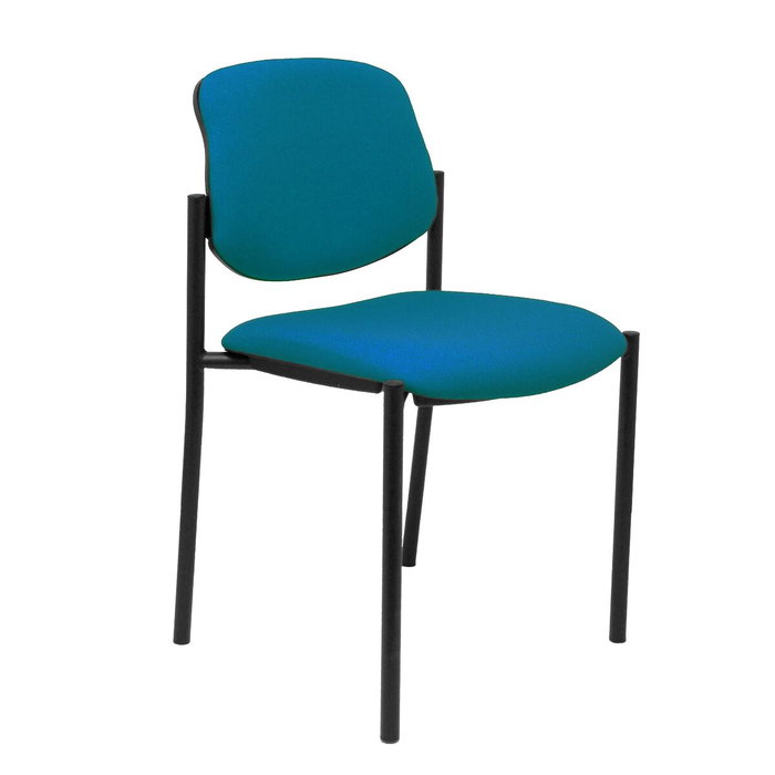 NOWY STYL Silla Styl tapizada en tela verde petróleo sin brazos