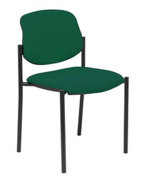 NOWY STYL Silla fija Styl Bali verde botella chasis negro