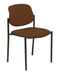 NOWY STYL Silla fija Styl Bali marrón oscuro chasis negro
