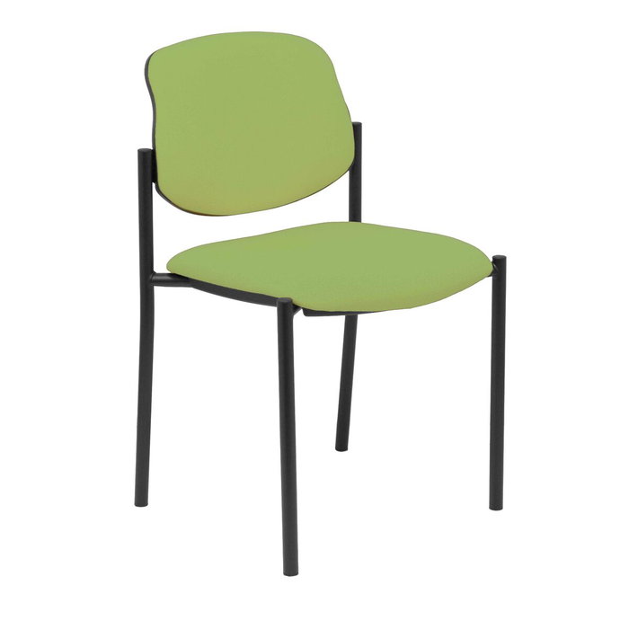 NOWY STYL Silla Styl tapizada en tela verde oliva sin brazos