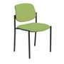 NOWY STYL Silla Styl tapizada en tela verde oliva sin brazos