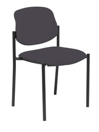 NOWY STYL Silla fija Styl Bali gris oscuro chasis negro