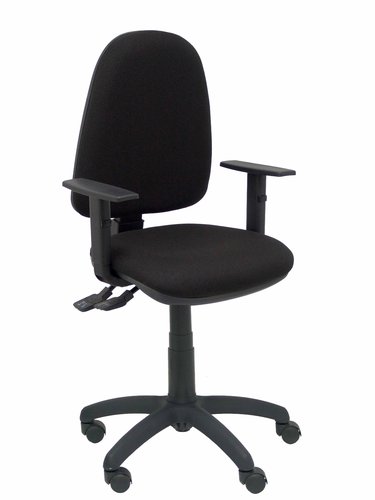 PIQUERAS Y CRESPO Silla de oficina Aýna con mecanismo Asincro, Tela Negra PIQUERAS Y CRESPO Silla de oficina Aýna con mecanismo Asincro, Tela Negra