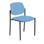 NOWY STYL Silla Styl tapizada en tela azul cielo sin brazos