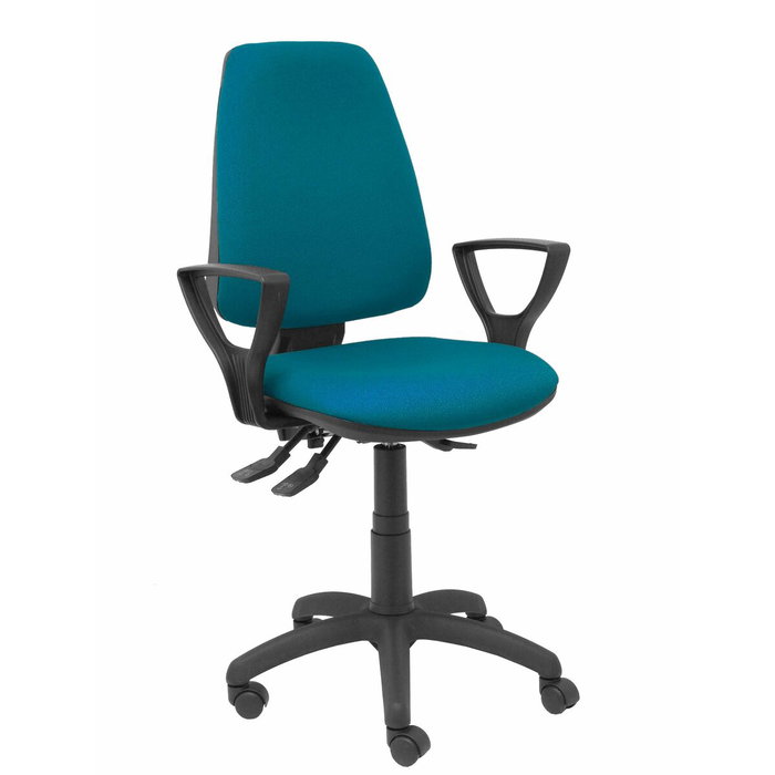 PIQUERAS Y CRESPO Silla de oficina Elche, mecanismo Asincro, Verde petróleo PIQUERAS Y CRESPO Silla de oficina Elche, mecanismo Asincro, Verde petróleo