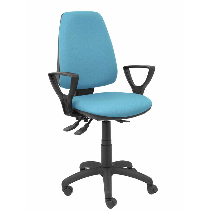 PIQUERAS Y CRESPO Silla de oficina Elche con mecanismo Asincro, Azul cielo
