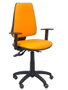 PIQUERAS Y CRESPO Silla de oficina Elche con mecanismo Asincro y Similpiel Naranja