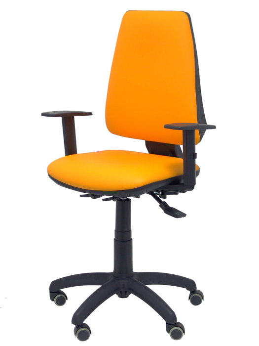PIQUERAS Y CRESPO Silla de oficina Elche con mecanismo Asincro y Similpiel Naranja PIQUERAS Y CRESPO Silla de oficina Elche con mecanismo Asincro y Similpiel Naranja