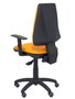 PIQUERAS Y CRESPO Silla de oficina Elche con mecanismo Asincro y Similpiel Naranja