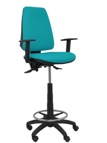PIQUERAS Y CRESPO Taburete Elche S Bali Verde Turquesa con Brazos 1D y Mecanismo Asincro PIQUERAS Y CRESPO Taburete Elche S Bali Verde Turquesa con Brazos 1D y Mecanismo Asincro