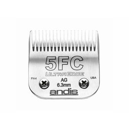 Cuchillas para Recortadora Trixie Andis 5FC Acero Inoxidable 6,3 mm