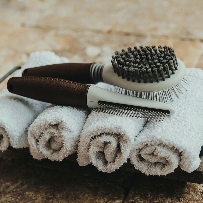 Hunter Cepillo Combinado S Cepillado Y Cuidado Para Perros Todo Tipo De Pelaje