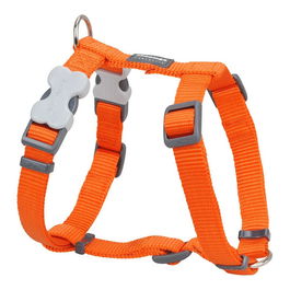 Red Dingo Petral Liso Naranja 12mm Cuello 25-39cm Nylon