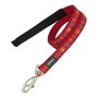Red Dingo Petral Rd Style Paw Impre. Rojo 25 mm (Set de 10)