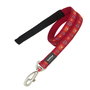 Red Dingo Petral Rd Style Paw Impre. Rojo 25 mm (Set de 10)