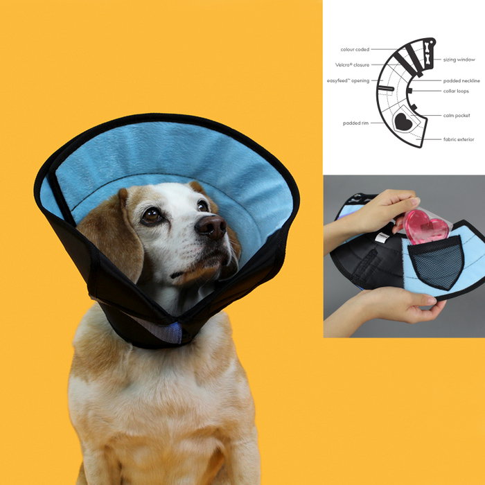 Collar Isabelino para Perros KVP Calmer Multicolor (30-41 cm)
