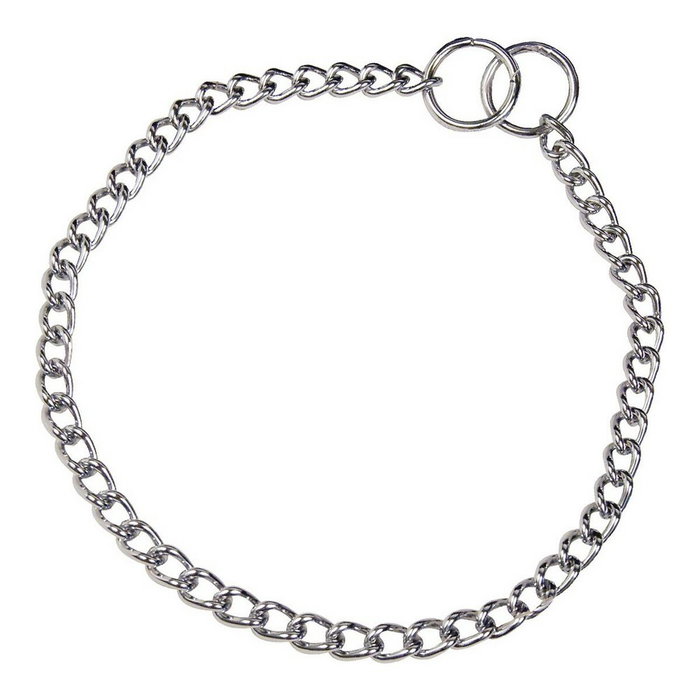 Hs Sprenger Collar Eslabon Retorcido 2,5 mm*50 cm Acero Cromado para Perros de Pelo Corto