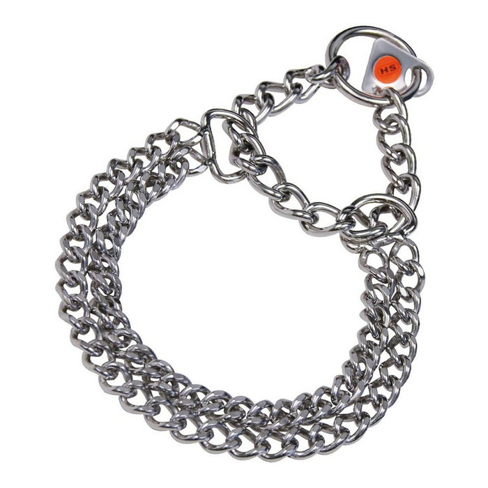 Hs Sprenger Collar Paseo Doble 2 mm x 40 cm Acero Inoxidable para Perros Pelo Corto Hs Sprenger Collar Paseo Doble 2 mm x 40 cm Acero Inoxidable para Perros Pelo Corto