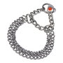 Hs Sprenger Collar Paseo Doble 2 mm x 40 cm Acero Inoxidable para Perros Pelo Corto