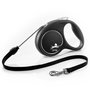 Flexi Black Design Negro con Cordón de 5m Talla M para hasta 20kg