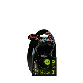 Flexi Black Design XS Cordón Azul 3m