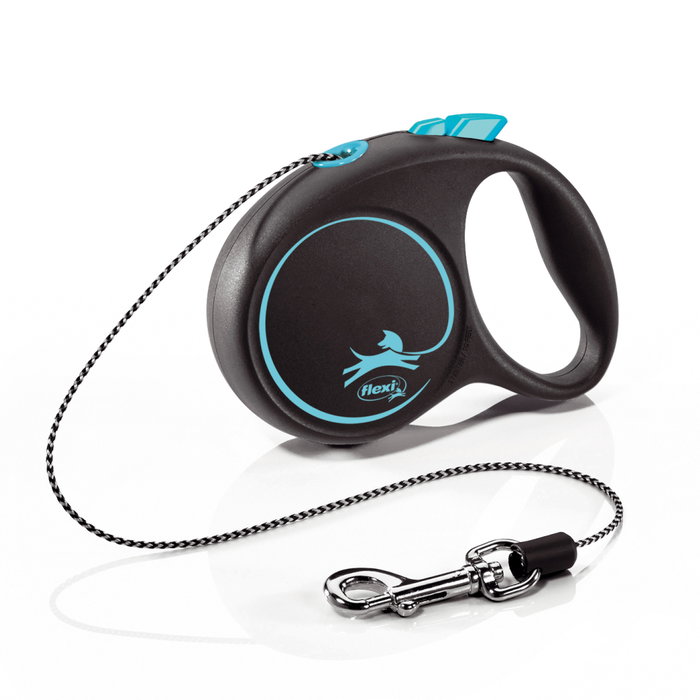 Flexi Black Design Correa Extensible de Cordón 3m Azul XS hasta 8kg