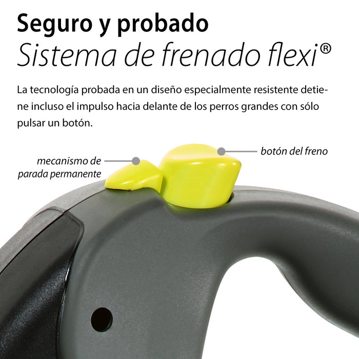 Flexi Flexi Giant Neon L Cinta 8m hasta 50kg Amarilla