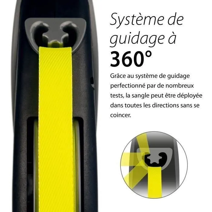 Flexi Flexi Giant Neon L Cinta 8m hasta 50kg Amarilla