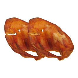 Snackys Orejas de Cerdo Secas para Perros, 20 Bolsas de 2 Unidades, Fuente Natural de Colágeno, Crujientes y Horneadas